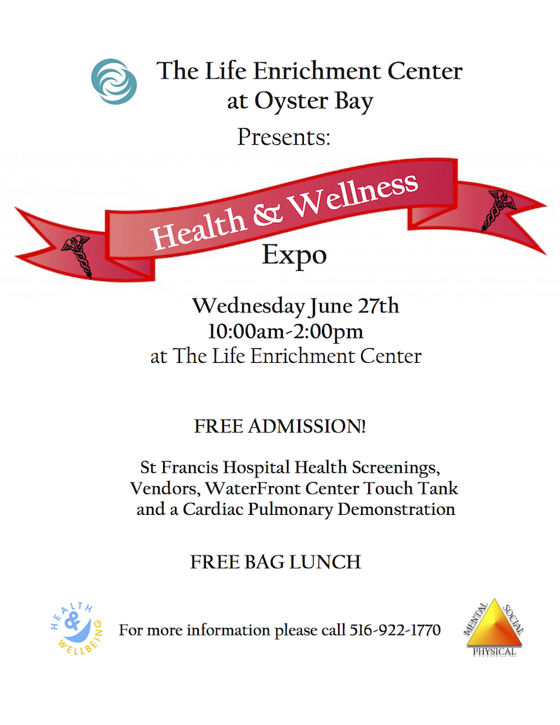 Annual Health and Wellness Expo Oyster Bay, NY
